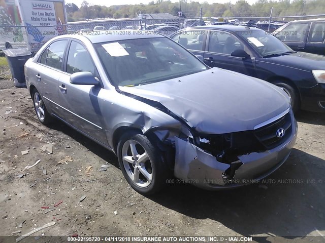 5NPEU46F97H173607 - 2007 HYUNDAI SONATA SE/LIMITED SILVER photo 1