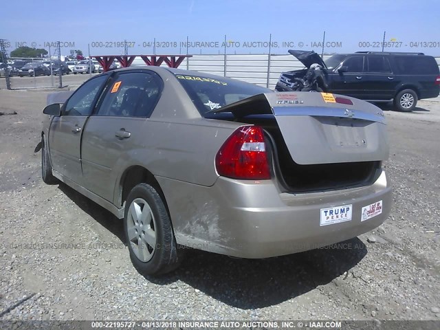 1G1ZT58NX8F113984 - 2008 CHEVROLET MALIBU LT/CLASSIC GOLD photo 3
