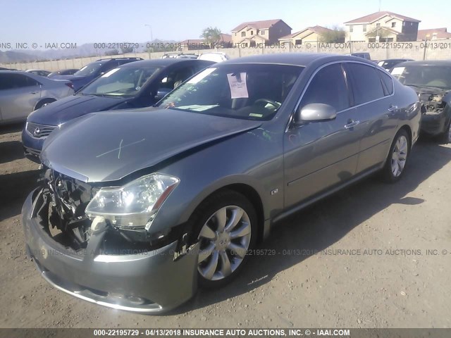 JNKAY01E67M306788 - 2007 INFINITI M35 SPORT GRAY photo 2