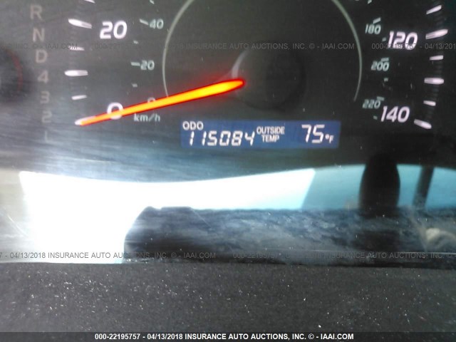 4T1BE46K98U240965 - 2008 TOYOTA CAMRY CE/LE/XLE/SE BLUE photo 7