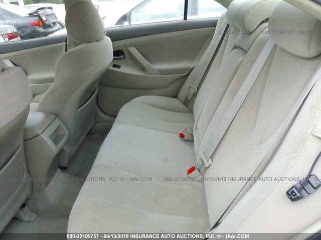 4T1BE46K98U240965 - 2008 TOYOTA CAMRY CE/LE/XLE/SE BLUE photo 8