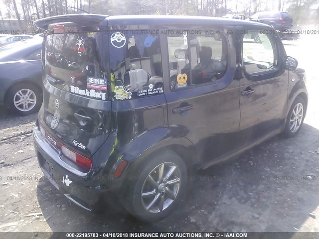 JN8AZ28R19T108216 - 2009 NISSAN CUBE S/SL BLACK photo 4