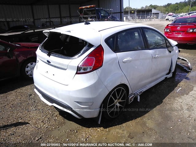 3FADP4GX0FM110209 - 2015 FORD FIESTA ST WHITE photo 4