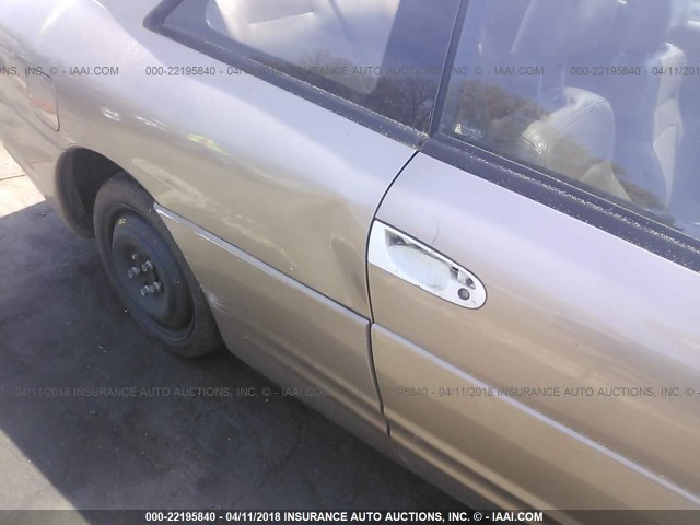 4C3AU52NXWE135175 - 1998 CHRYSLER SEBRING LXI GOLD photo 6