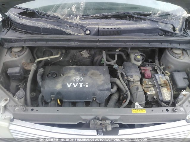 JTLKT324150192185 - 2005 TOYOTA SCION XB GOLD photo 10