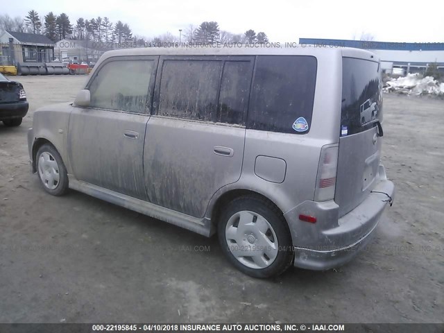 JTLKT324150192185 - 2005 TOYOTA SCION XB GOLD photo 3