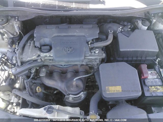 4T4BF1FK0ER382831 - 2014 TOYOTA CAMRY L/SE/LE/XLE ოქროსფერი ფოტო 10