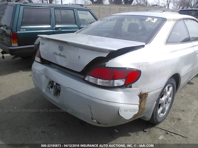2T1CF28P1YC292932 - 2000 TOYOTA CAMRY SOLARA SE/SLE 银色 照片 6