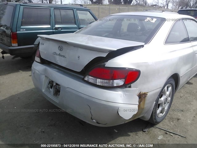 2T1CF28P1YC292932 - 2000 TOYOTA CAMRY SOLARA SE/SLE SILVER photo 6