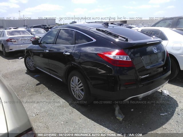 5J6TF3H39EL000073 - 2014 HONDA CROSSTOUR EX BLACK photo 3