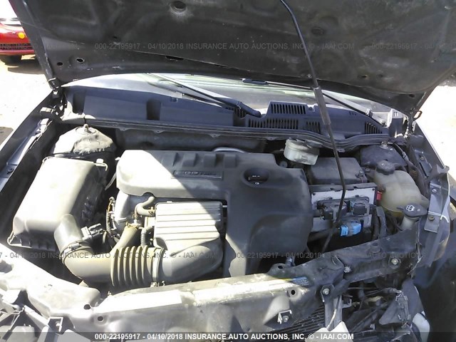 1G8AJ55F66Z105183 - 2006 SATURN ION LEVEL 2 GRAY photo 10