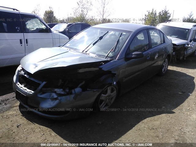 1G8AJ55F66Z105183 - 2006 SATURN ION LEVEL 2 GRAY photo 2