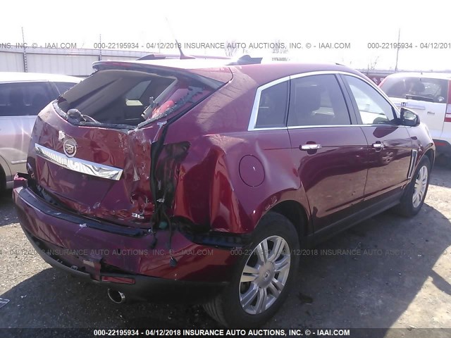 3GYFNCE34DS569877 - 2013 CADILLAC SRX LUXURY COLLECTION RED photo 4