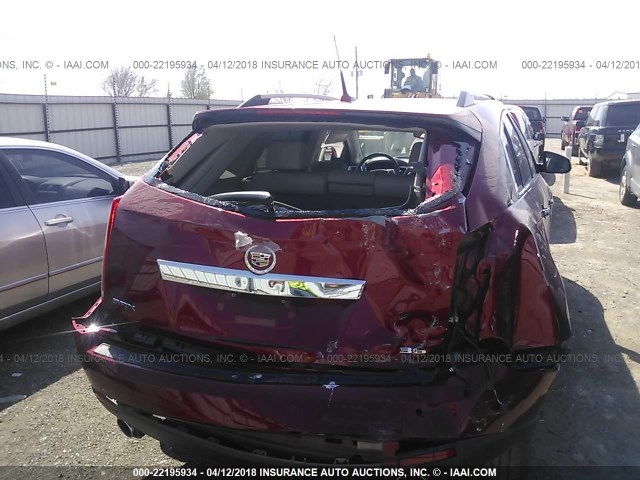 3GYFNCE34DS569877 - 2013 CADILLAC SRX LUXURY COLLECTION RED photo 6