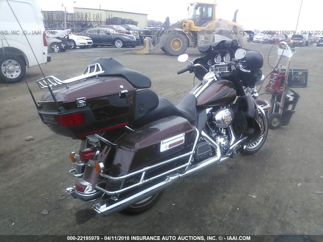 1HD1FC4129Y660030 - 2009 HARLEY-DAVIDSON FLHTCU BURGUNDY photo 4