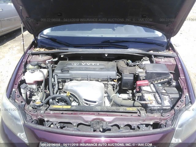 JTKDE177350059636 - 2005 TOYOTA SCION TC 勃艮第红 照片 10