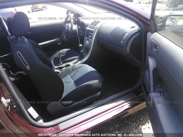 JTKDE177350059636 - 2005 TOYOTA SCION TC 勃艮第红 照片 5