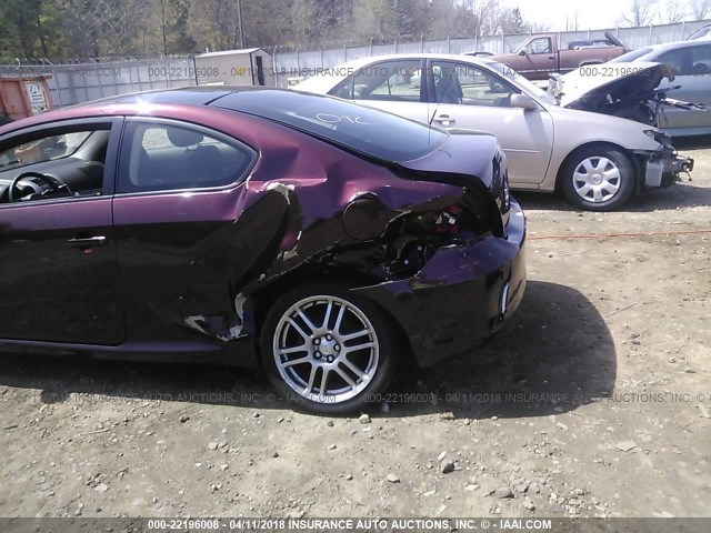 JTKDE177350059636 - 2005 TOYOTA SCION TC 勃艮第红 照片 6