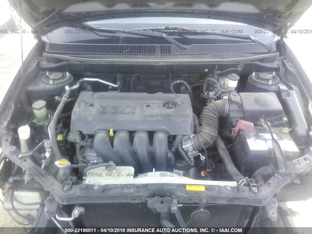 2T1KR32E86C597759 - 2006 TOYOTA COROLLA MATRIX XR BLACK photo 10