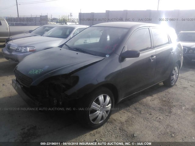 2T1KR32E86C597759 - 2006 TOYOTA COROLLA MATRIX XR BLACK photo 2