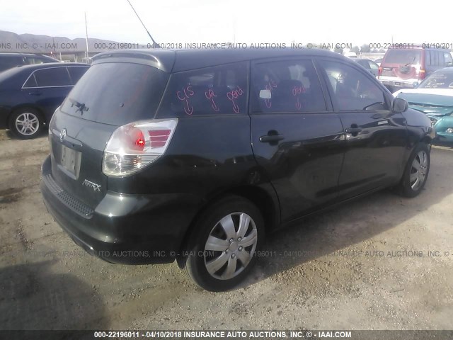 2T1KR32E86C597759 - 2006 TOYOTA COROLLA MATRIX XR BLACK photo 4