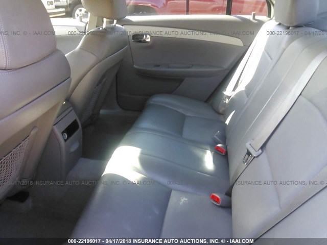 1G1ZC5E19BF191133 - 2011 CHEVROLET MALIBU 1LT 银色 照片 8