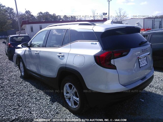 3GKALMEV9JL236498 - 2018 GMC TERRAIN SLE SILVER photo 3