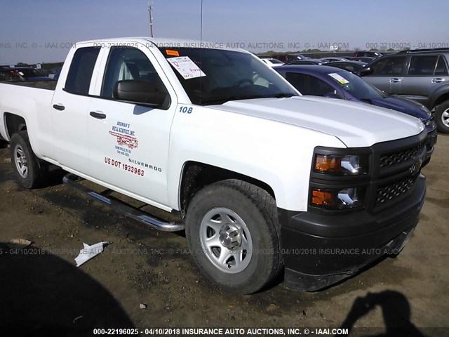 1GCRCPEC1EZ336169 - 2014 CHEVROLET SILVERADO C1500 WHITE photo 1