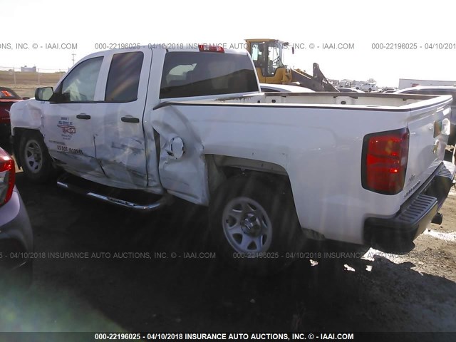 1GCRCPEC1EZ336169 - 2014 CHEVROLET SILVERADO C1500 WHITE photo 3