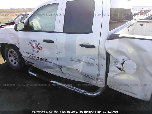 1GCRCPEC1EZ336169 - 2014 CHEVROLET SILVERADO C1500 WHITE photo 6