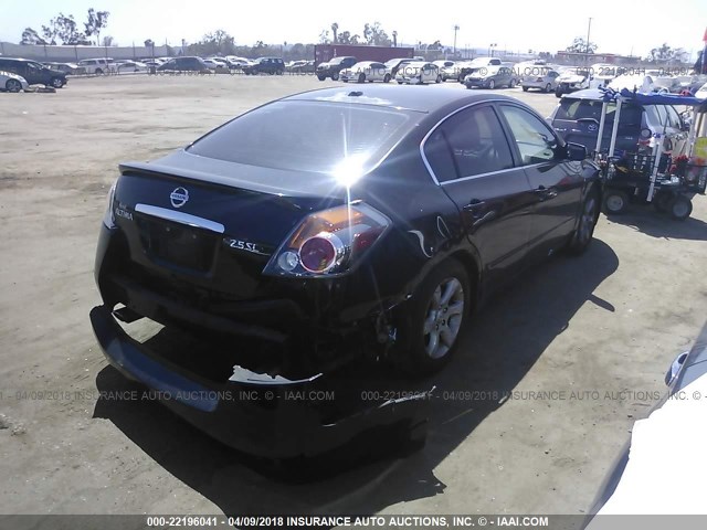 1N4AL21E17N453323 - 2007 NISSAN ALTIMA 2.5/2.5S BLACK photo 4