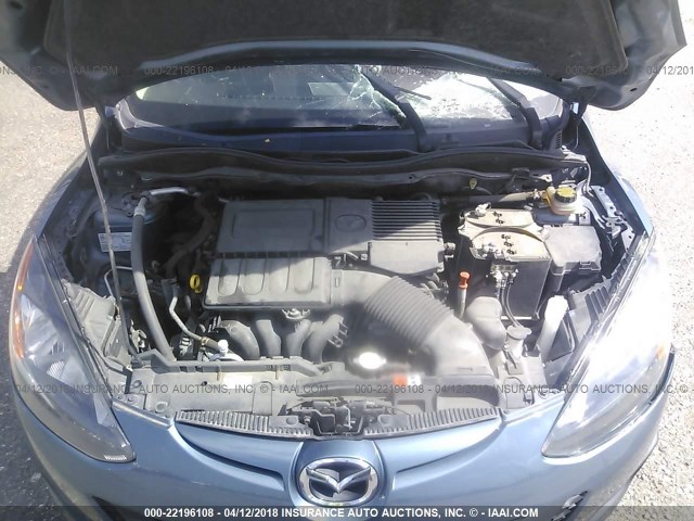 JM1DE1KZ9E0177528 - 2014 MAZDA MAZDA2 SPORT BLUE photo 10