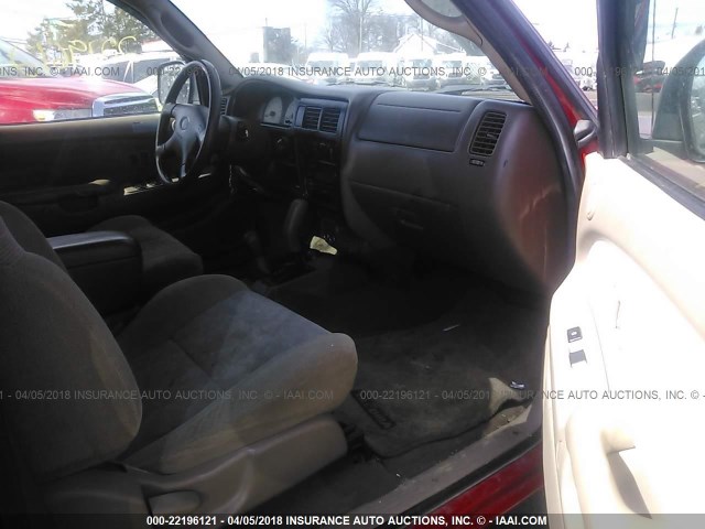 5TEHN72N74Z397203 - 2004 TOYOTA TACOMA DOUBLE CAB 红色 照片 5