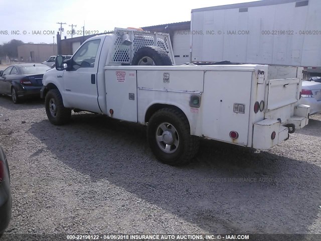 1FDSF35P86EB92368 - 2006 FORD F350 SRW SUPER DUTY WHITE photo 3