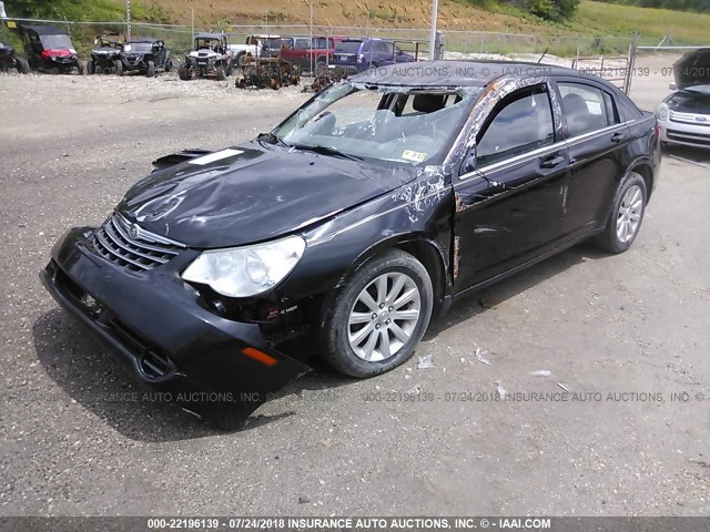 1C3CC5FB2AN163137 - 2010 CHRYSLER SEBRING LIMITED BLACK photo 2