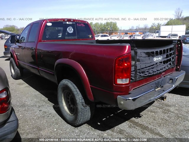 1D7KS28C16J245539 - 2006 DODGE RAM 2500 ST/SLT 红色 照片 3