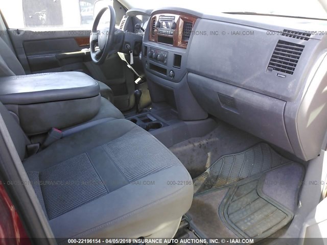 1D7KS28C16J245539 - 2006 DODGE RAM 2500 ST/SLT 红色 照片 5