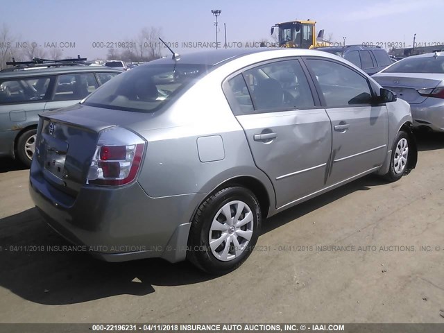 3N1AB61E68L670603 - 2008 NISSAN SENTRA 2.0/2.0S/2.0SL SILVER photo 4