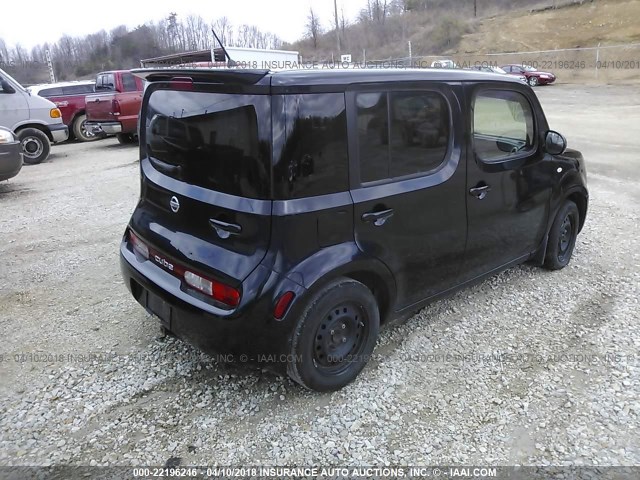 JN8AZ2KR7AT170572 - 2010 NISSAN CUBE S/SL/KROM BLACK photo 4