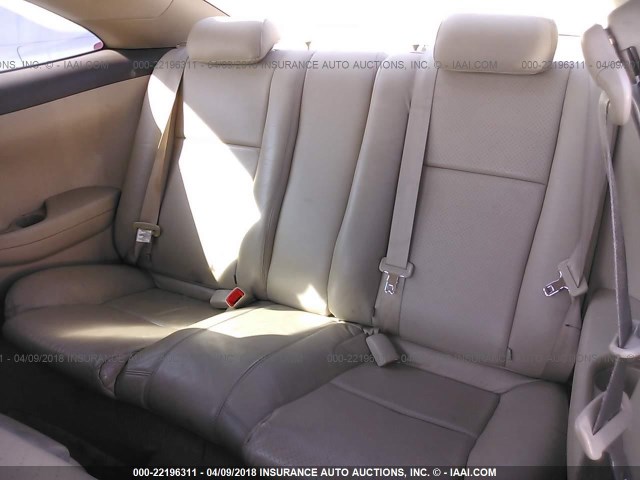 4T1CE38P44U813319 - 2004 TOYOTA CAMRY SOLARA SE/SLE თეთრი ფოტო 8