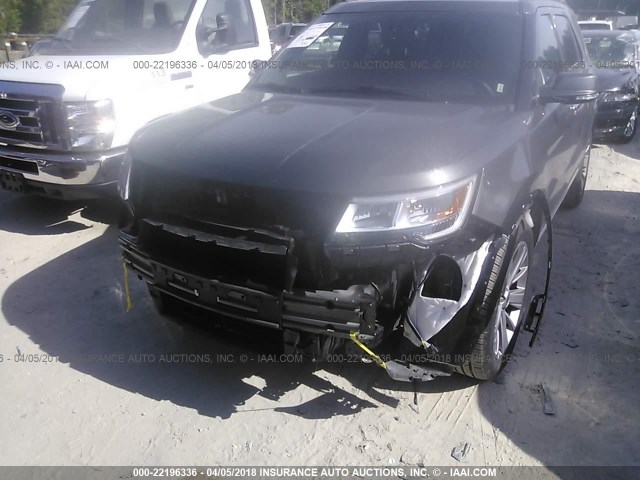 1FM5K7F83JGA28210 - 2018 FORD EXPLORER LIMITED Grau Foto 6