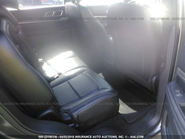 1FM5K7F83JGA28210 - 2018 FORD EXPLORER LIMITED Grau Foto 8