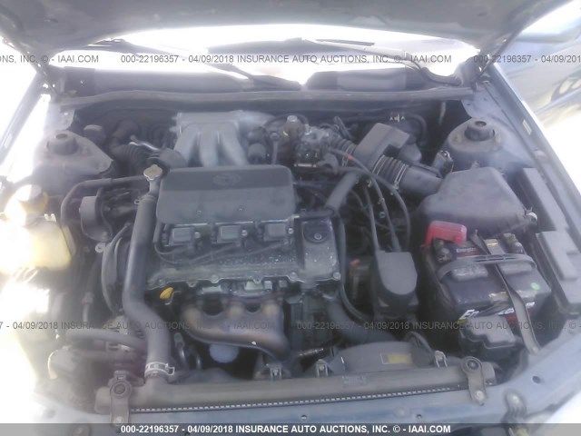 4T1BF28K11U959213 - 2001 TOYOTA CAMRY LE/XLE TURQUOISE photo 10