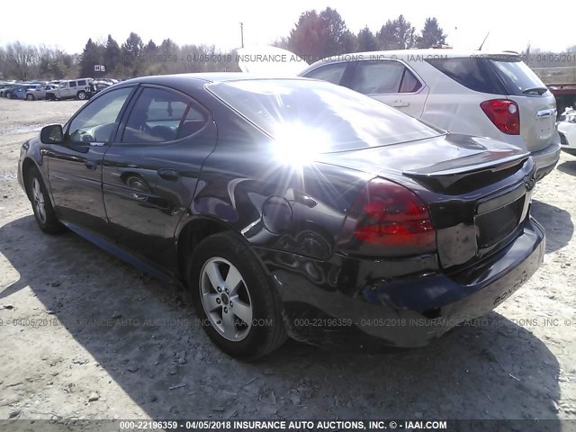 2G2WP552261112586 - 2006 PONTIAC GRAND PRIX BLACK photo 3