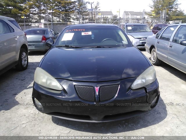 2G2WP552261112586 - 2006 PONTIAC GRAND PRIX BLACK photo 6