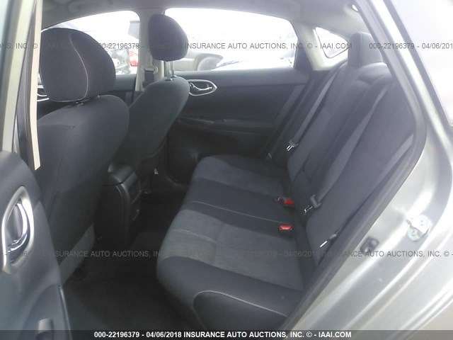 3N1AB7AP9EY234088 - 2014 NISSAN SENTRA S/SV/SR/SL GRAY photo 8