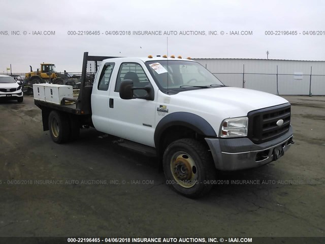 1FDXX47P16EB28081 - 2006 FORD F450 SUPER DUTY WHITE photo 1