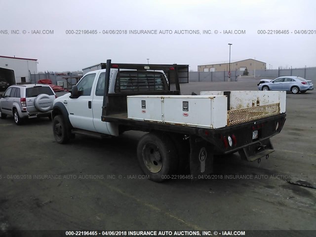 1FDXX47P16EB28081 - 2006 FORD F450 SUPER DUTY WHITE photo 3