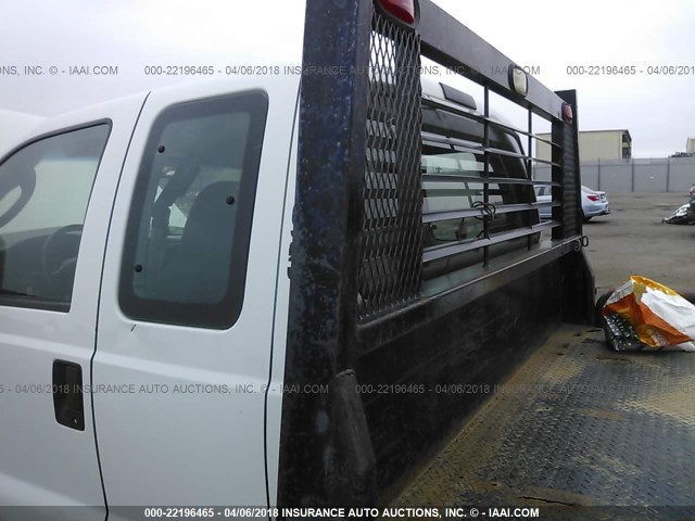 1FDXX47P16EB28081 - 2006 FORD F450 SUPER DUTY WHITE photo 8