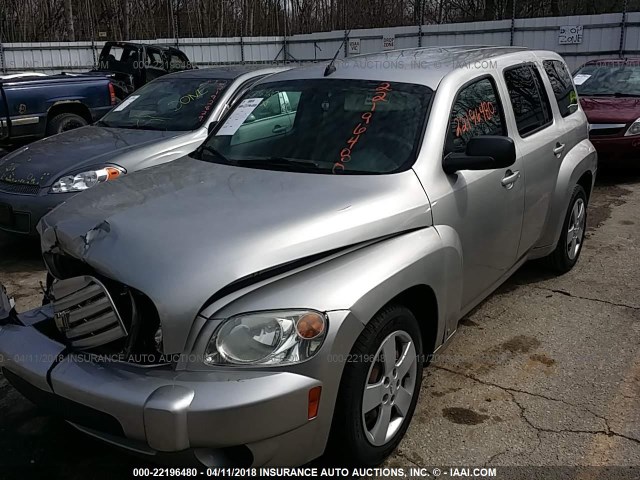 3GNDA13D28S558348 - 2008 CHEVROLET HHR LS SILVER photo 2
